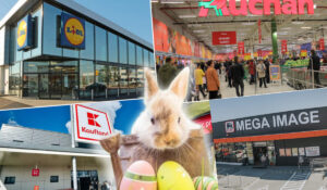 Programul magazinelor de Paște 2026: Când închid Lidl, Kaufland sau Mega Image și unde mai poți face cumpărături!