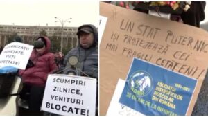 Haos în Piața Victoriei! Sute de români au ieșit în stradă. Motivul revoltător pentru care au blocat centrul Capitalei