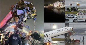 Tragidie aviatică în New York! Piloți morți și o stewardesă aruncată din avion, după un impact devastator pe pistă