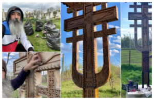 Incredibil ce a făcut acest bărbat într-un cimitir din Alba înainte de Paște! Toți localnicii au rămas muți de uimire