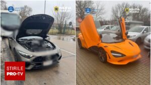 Lovitură colosală pentru doi străini din București! Mașini de lux de 1,2 milioane de euro sechestrate de poliție