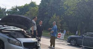 Haos în traficul din Capitală! Manevra unui șofer a provocat un accident în lanț cu patru vehicule pe I.C. Brătianu