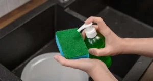 De ce să pui un burete de vase în frigider? Trucul simplu care îți salvează legumele