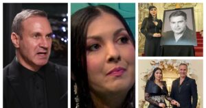 Medana Oprea, dărâmată de durere la sicriul lui Ioan Isaiu! Alin Oprea, gest emoționant după înmormântarea actorului