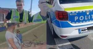 Clipe de coșmar în Timiș! Un polițist a lovit un copil de 7 ani pe trecerea de pietoni. Ce a făcut imediat după
