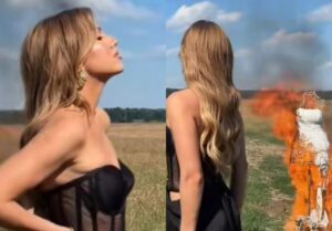 Codruța Filip a dat foc rochiei de mireasă. Gestul care a pus fanii pe jar