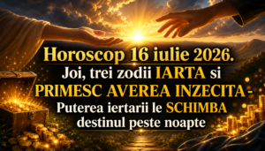 Horoscop 16 iulie 2026. Joi, trei zodii IARTA si PRIMESC AVEREA INZECITA – Puterea iertarii le SCHIMBA destinul peste noapte