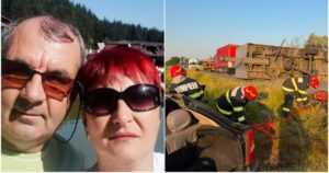 Mergeau să-și vadă copiii și au pierit cu câțiva metri înainte de destinație: Marieta și Vasile, striviți de un TIR